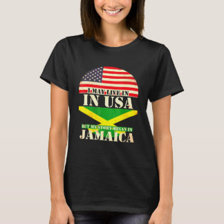 Camiseta Puedo Vivir En Los Ee. Uu. Pero Mi Historia Comenz