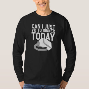 Camiseta ¿Puedo Vr A Cenar Hoy Idea Perezosa Anti Comida?