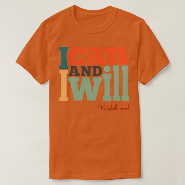 Camiseta Puedo y voy a verme 1 (Diseño del anverso)