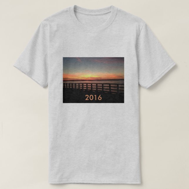 Camiseta Puente 2016 en la puesta del sol (Diseño del anverso)