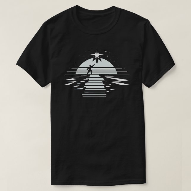 Camiseta Puente al símbolo de las estrellas de la esperanza (Diseño del anverso)