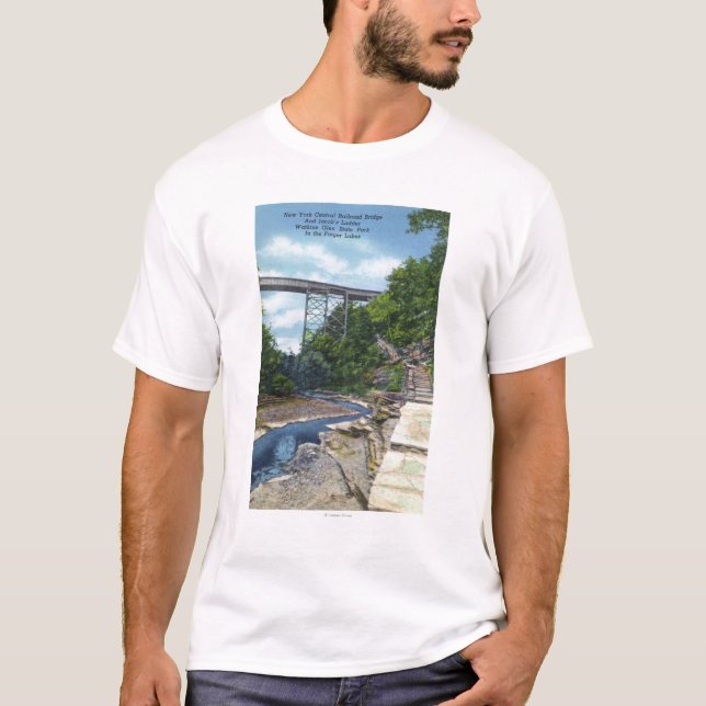 Camiseta Puente central de NY RR, la escalera de Jacob (Anverso)