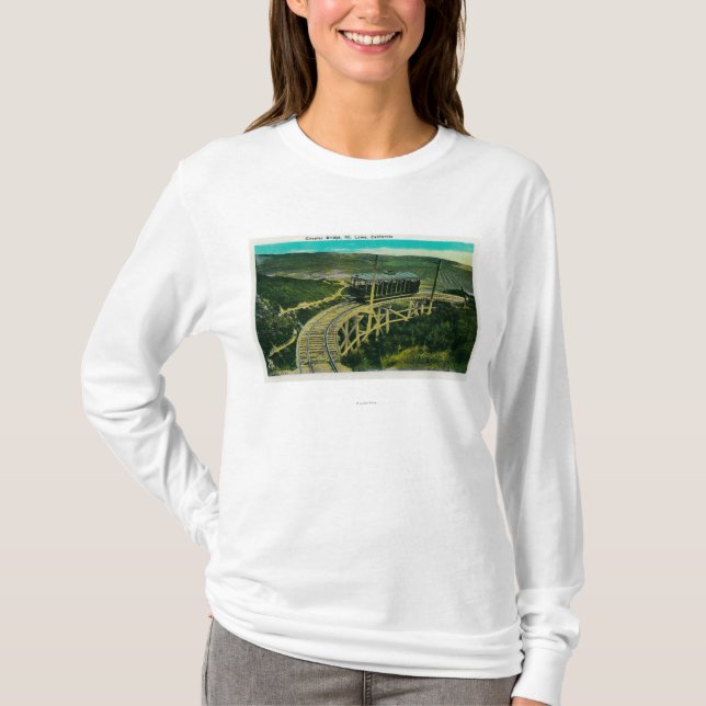 Camiseta Puente circular, Mt. LoweMt. Lowe, CA (Anverso)
