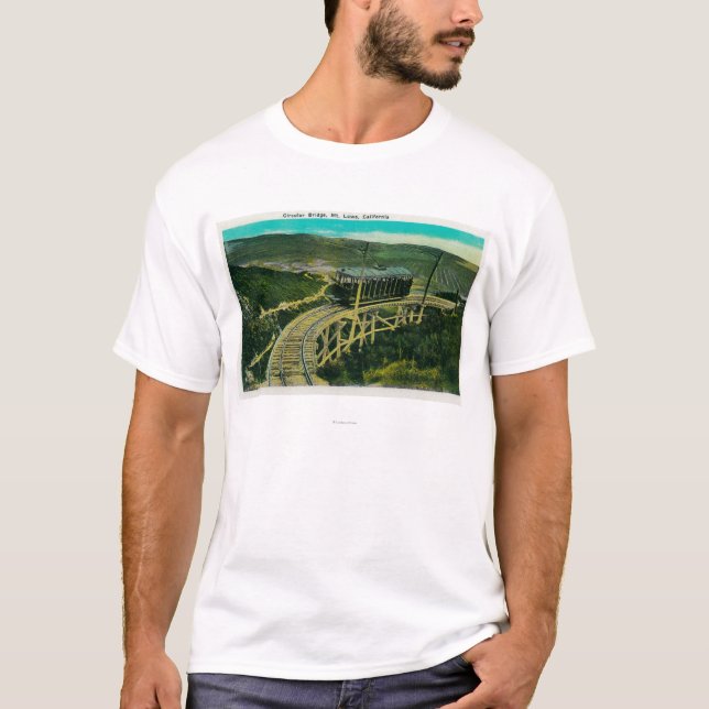 Camiseta Puente circular, Mt. LoweMt. Lowe, CA (Anverso)