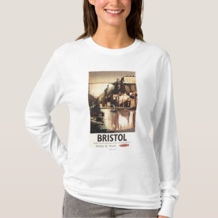Camiseta Puente colgante y barcos de Clifton