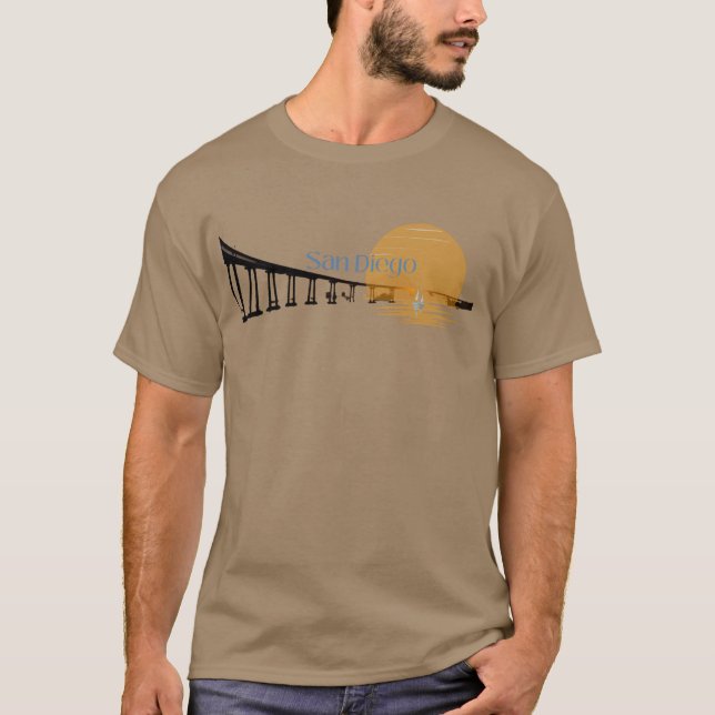Camiseta Puente Coronado de San Diego (Anverso)