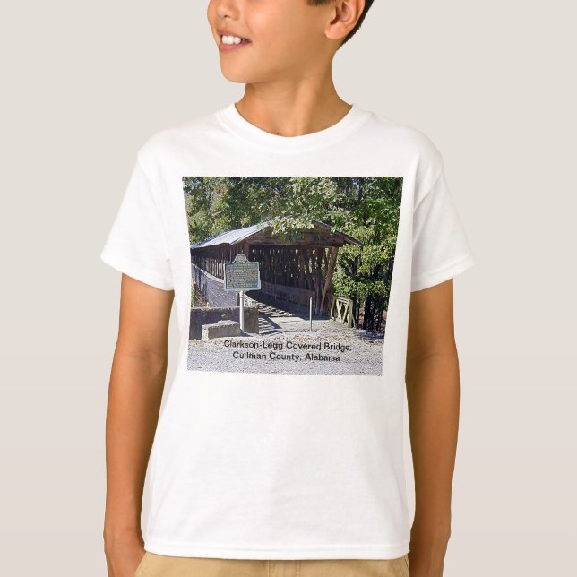 Camiseta Puente cubierto Clarkson Alabama (Anverso)