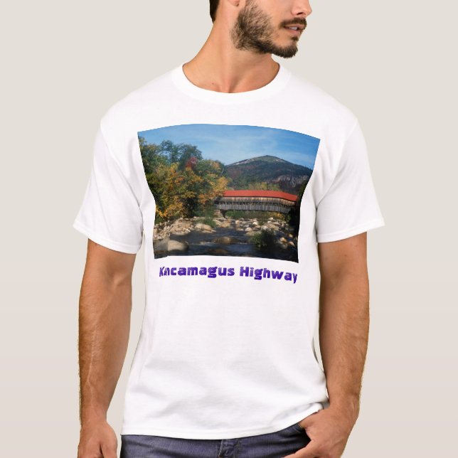 Camiseta Puente cubierto de Albany de la carretera de (Anverso)