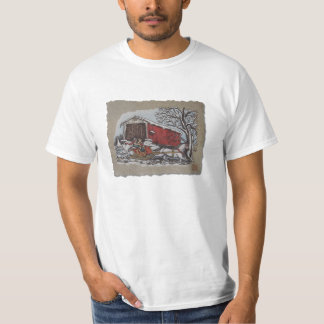 Camiseta Puente cubierto y trineo