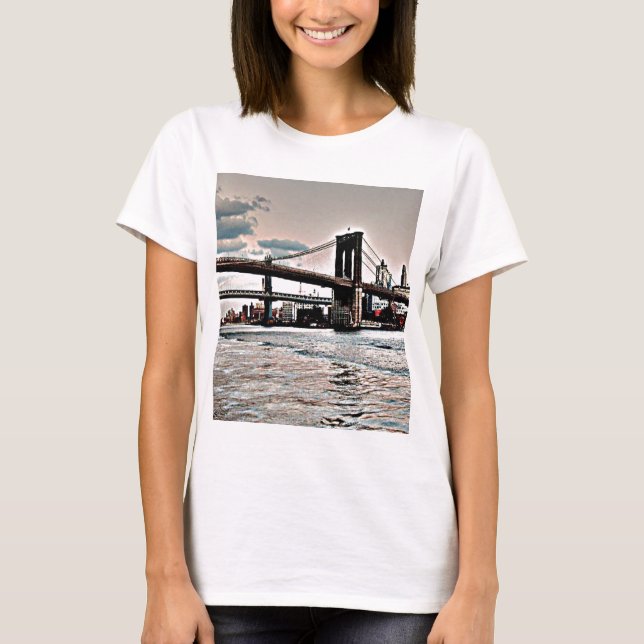 Camiseta Puente de Brooklyn (Anverso)