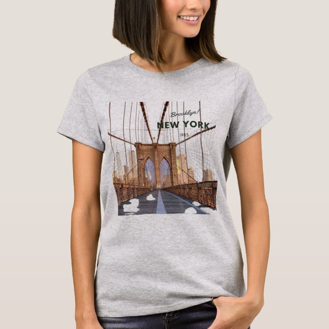Camiseta Puente de Brooklyn (Anverso)