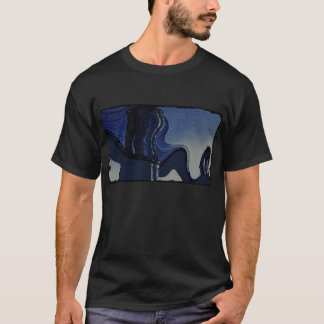 Camiseta Puente de Brooklyn en el azul - deformado