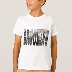 Camiseta Puente de Brooklyn y horizonte de Manhattan en la