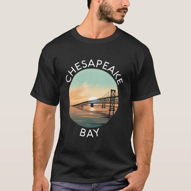 Camiseta Puente de la bahía de Chesapeake Maryland Annapoli (Anverso)