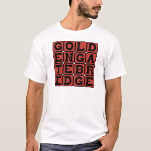 Camiseta Puente de la Puerta de Oro, punto de referencia de