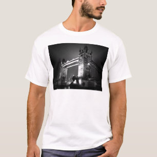 Camiseta Puente de la torre de Londres blanco y negro