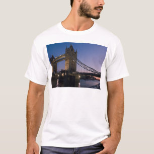 Camiseta Puente de la Torre Londres Inglaterra Agua Noche C