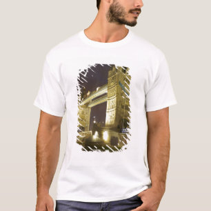 Camiseta Puente de la Torre y río Támesis al anochecer, Lon