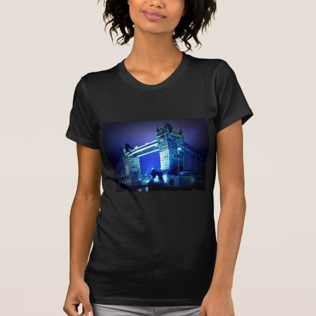 Camiseta Puente de Londres de noche (Anverso)