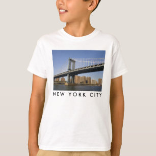 Camiseta Puente de Manhattan el río East Ciudad de Nueva