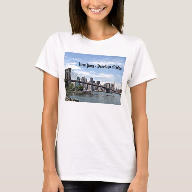 Camiseta Puente de Nueva York - de Brooklyn (Anverso)