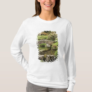 Camiseta Puente de piedra viejo sobre una corriente en el