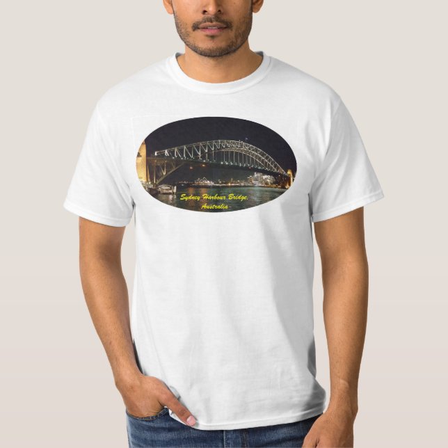 Camiseta Puente de puerto de Sydney, Australia (Anverso)