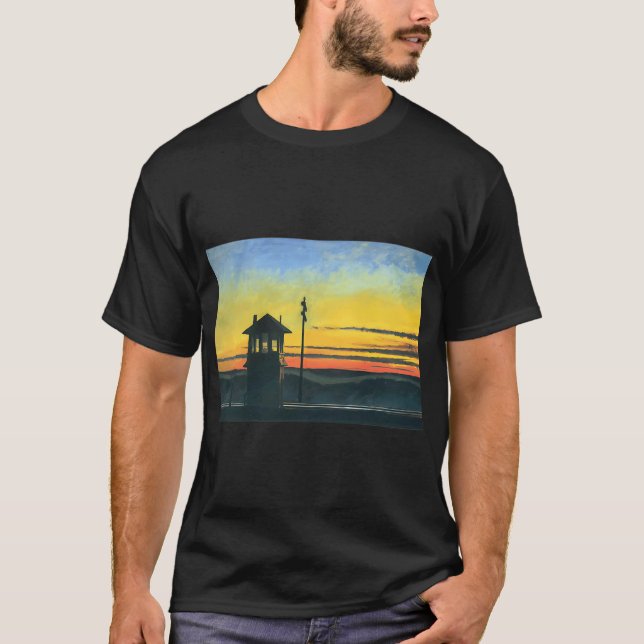 Camiseta Puente de Queensborough Edward Hopper (Anverso)