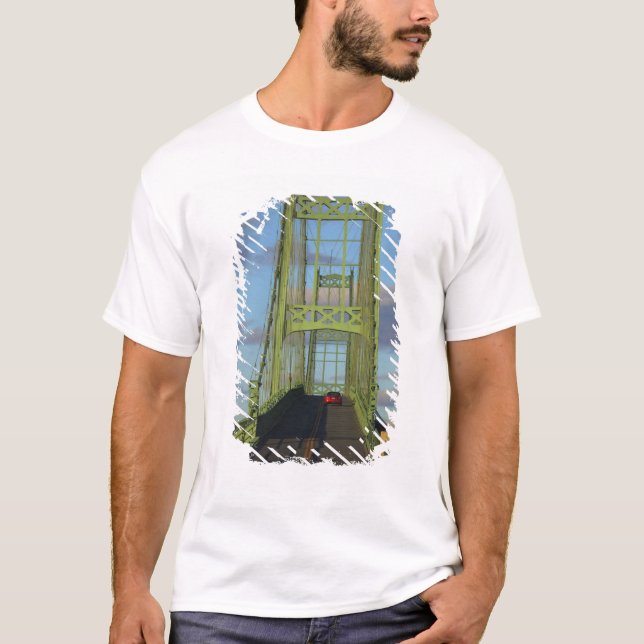 Camiseta Puente de suspensión hacia la Isla Pequeña Cervece (Anverso)