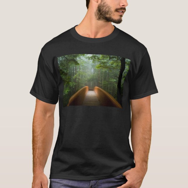 Camiseta Puente del bosque de la secoya (Anverso)