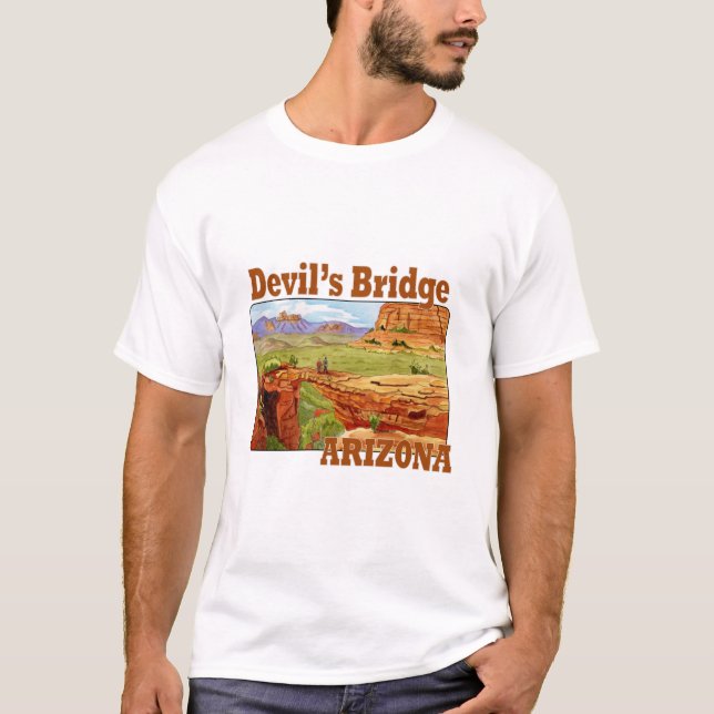 Camiseta Puente del diablo, Arizona (Anverso)