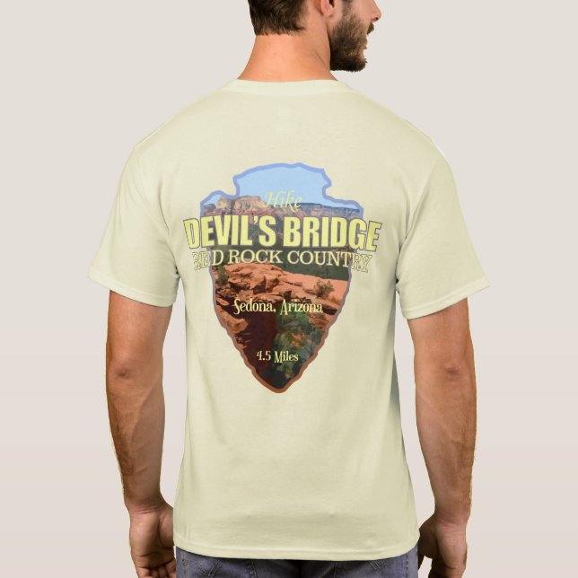 Camiseta Puente del diablo (punta de flecha) (Reverso)