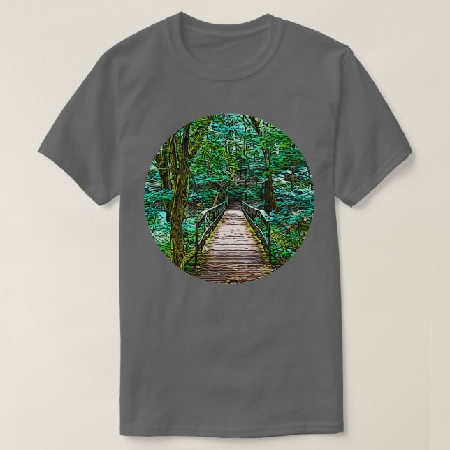 Camiseta Puente del lago Radnor (Diseño del anverso)