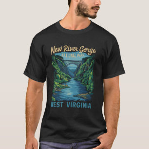 Camiseta Puente del Parque Nacional del Nuevo Gorge del Río