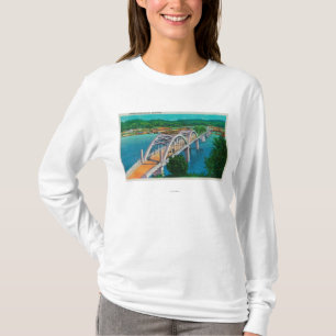 Camiseta Puente del río de Umpqua en Reedsport, Oregon