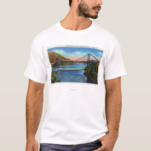 Camiseta Puente del río Hudson de la montaña del oso