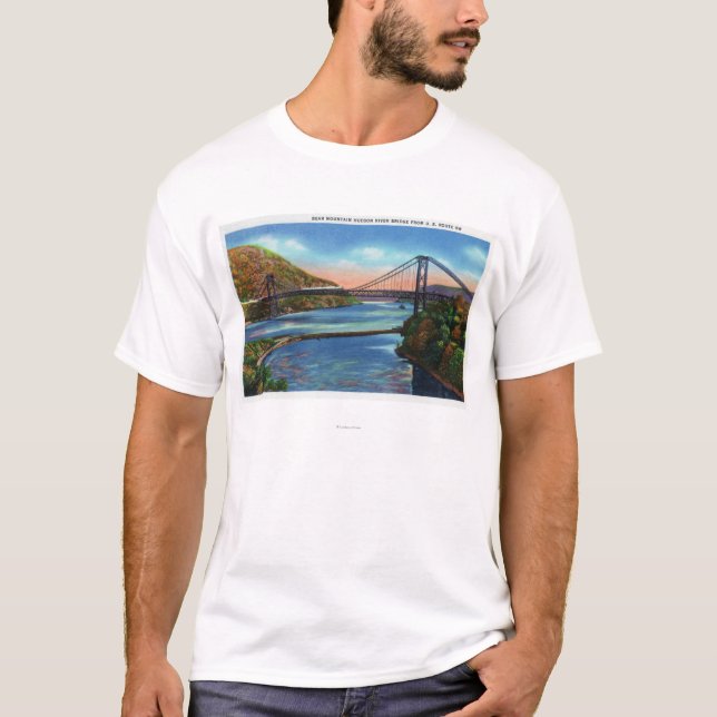 Camiseta Puente del río Hudson de la montaña del oso (Anverso)