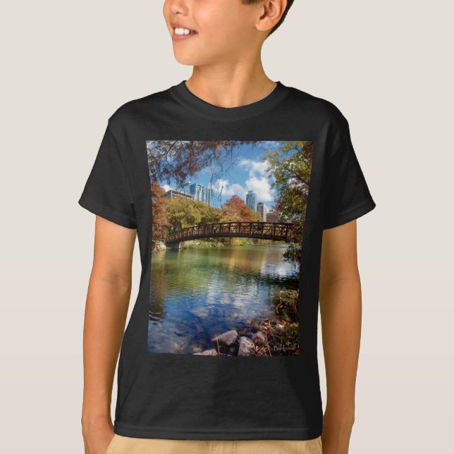 Camiseta Puente del Sendero Ladybird - Austin, Texas (Anverso)