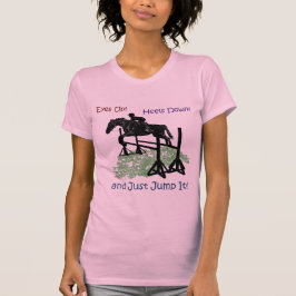 Camiseta Puente ecuestre lindo del caballo