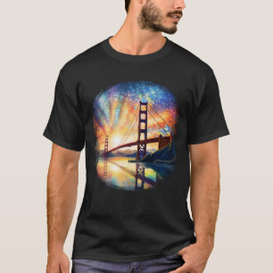 Camiseta Puente Golden Gate, Cityscape