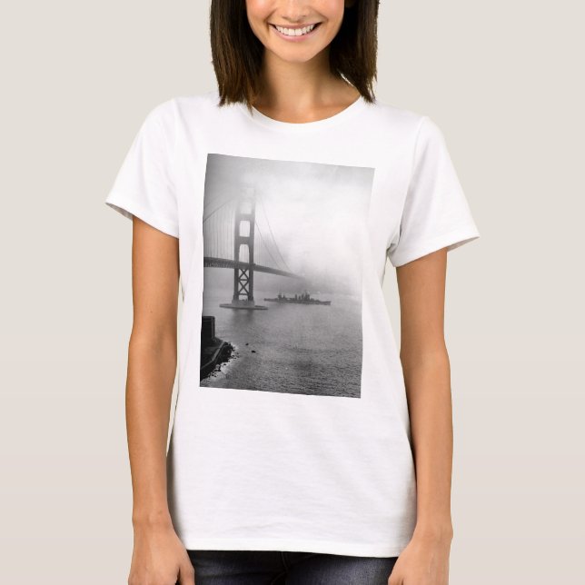 Camiseta Puente Golden Gate de USS San Francisco del (Anverso)
