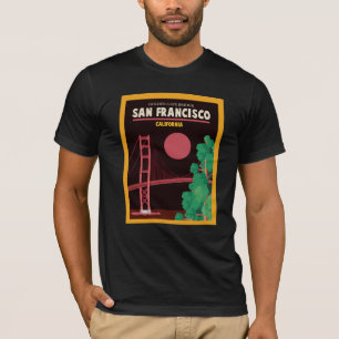 Camiseta Puente Golden Gate en la noche
