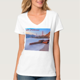 Camiseta Puente Golden Gate en San Francisco, Baker Beach