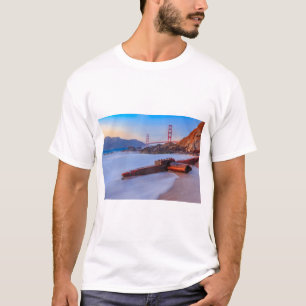Camiseta Puente Golden Gate en San Francisco, Baker Beach