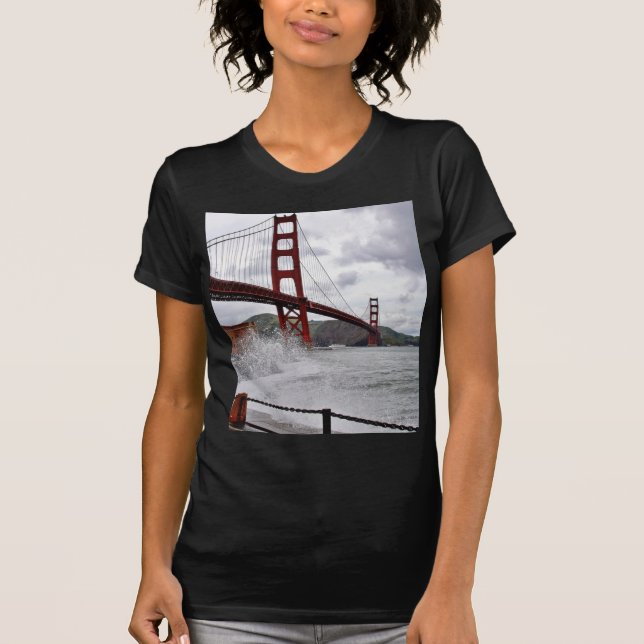 Camiseta Puente Golden Gate en San Francisco visto de (Anverso)