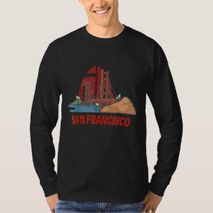 Camiseta Puente Golden Gate para el Fútbol de América de Sa