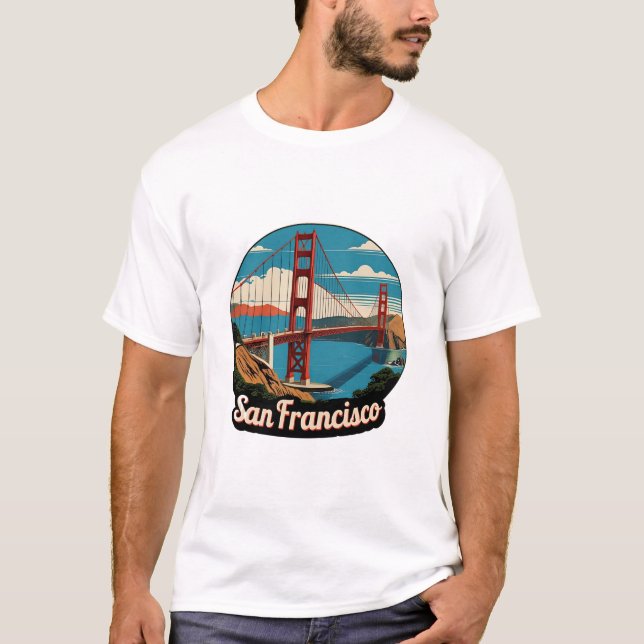 Camiseta Puente Golden Gate San Francisco (Anverso)