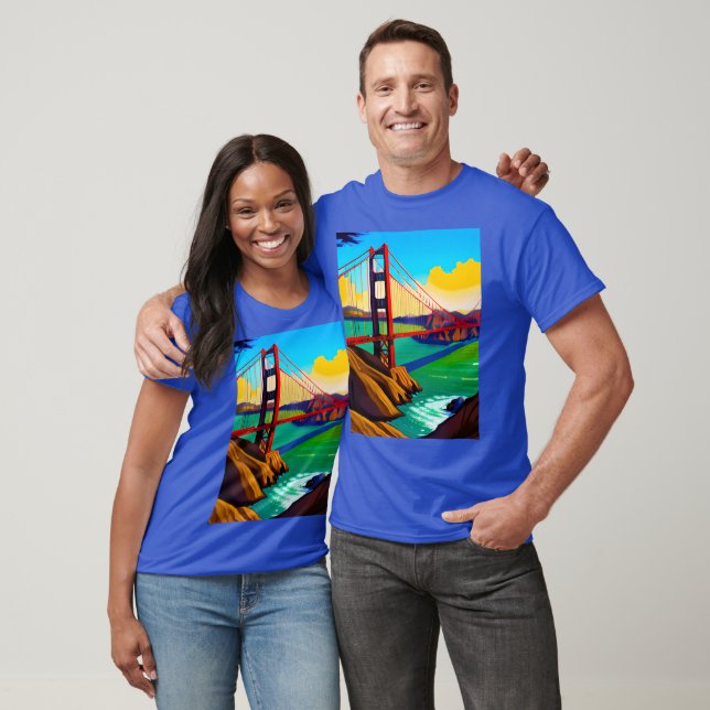 Camiseta Puente Golden Gate, San Francisco (Unisexo)