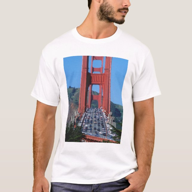 Camiseta Puente Golden Gate y bahía de San Francisco (Anverso)