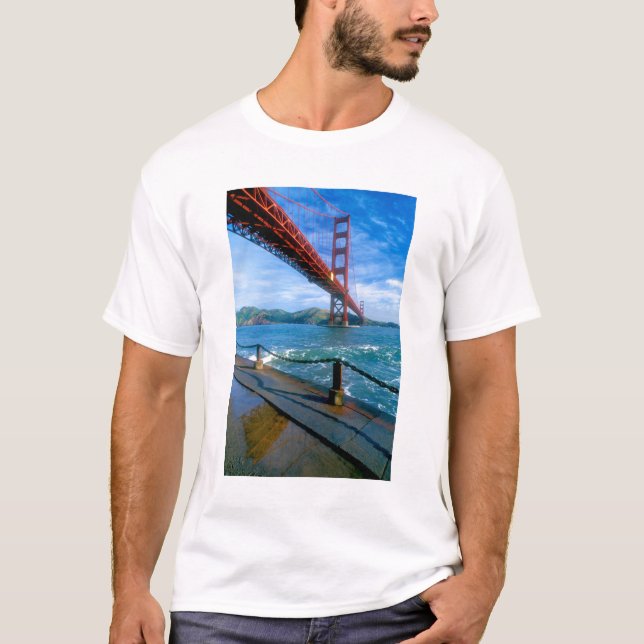 Camiseta Puente Golden Gate y bahía de San Francisco (Anverso)